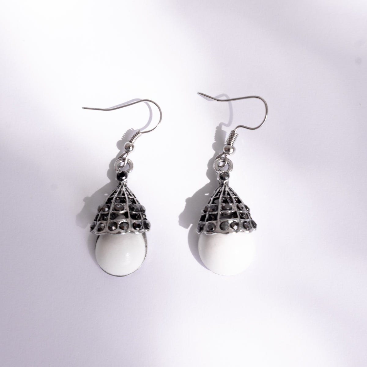 Lanterna Sea Foam Drop Earrings