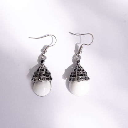 Lanterna Sea Foam Drop Earrings
