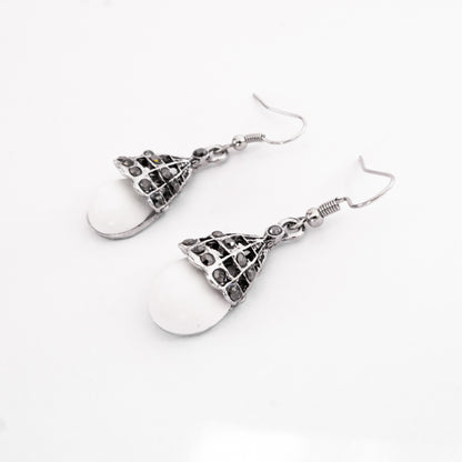 Lanterna Sea Foam Drop Earrings