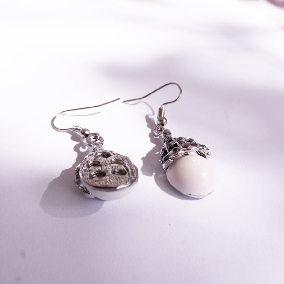 Lanterna Sea Foam Drop Earrings