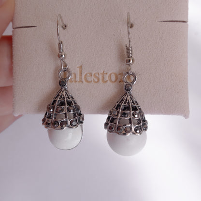 Lanterna Sea Foam Drop Earrings