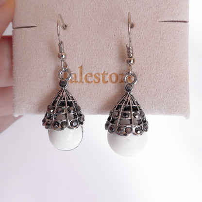 Lanterna Sea Foam Drop Earrings