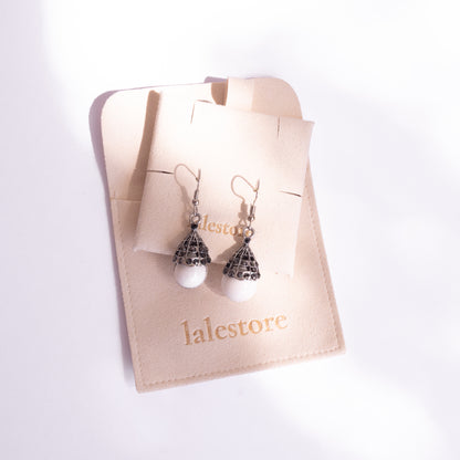 Lanterna Sea Foam Drop Earrings