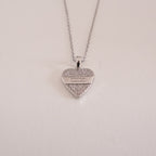 LOVE Engraved Heart Necklace