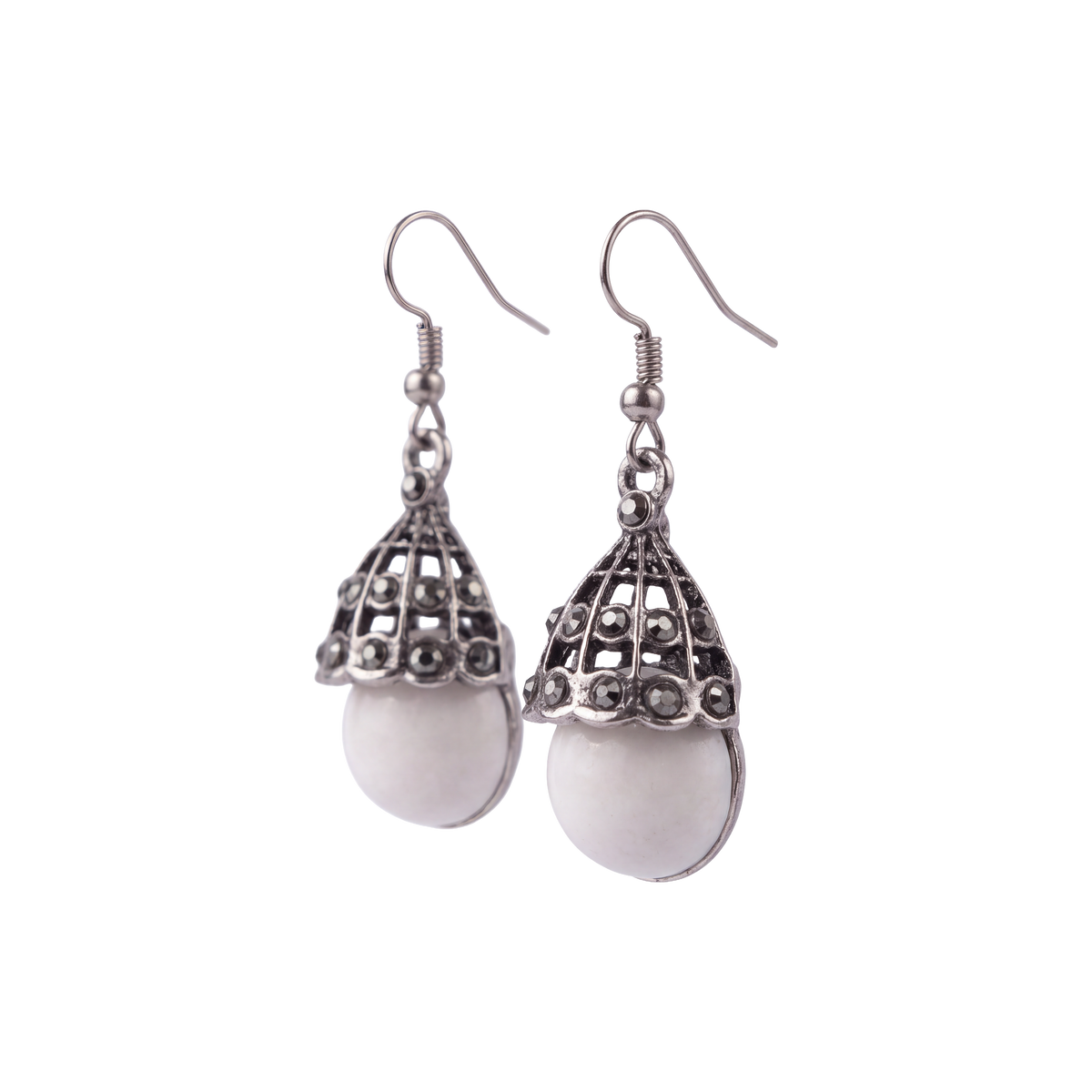 Lanterna Sea Foam Drop Earrings