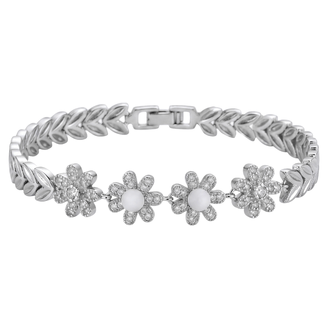 Margarida Sea Foam Daisy Bracelet
