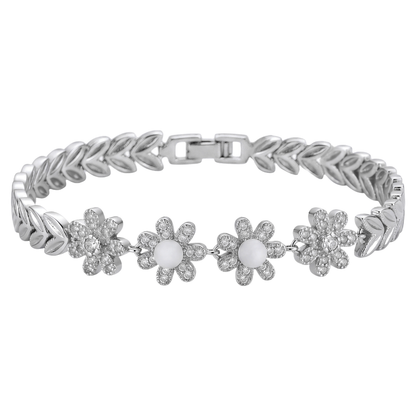 Margarida Sea Foam Daisy Bracelet