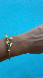 Moon and Star Charms Bracelet